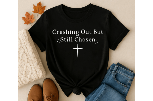 Crashing out but Still Chosen Svg, Trend for T-Shirt Designs