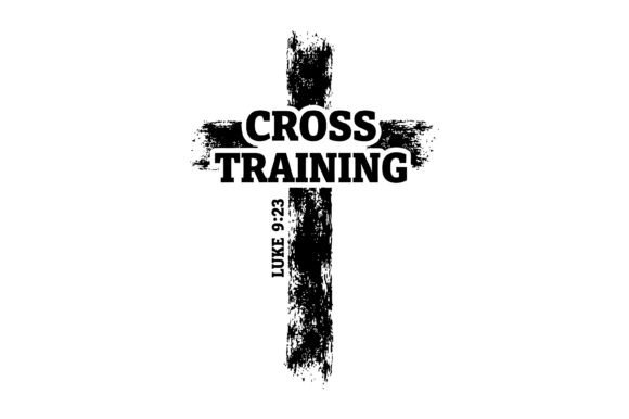 Cross Training Luke 9 23 SVG for T-Shirt Designs