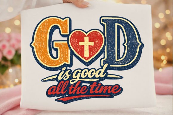 God is Good Typography T-Shirt Design
