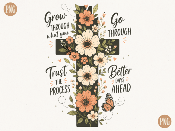 Grow Through What You Go Through – Trust T-Shirt Designs
