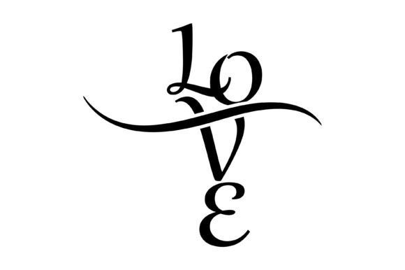 Love Cross Typography Minimal Design for T-Shirt Designs