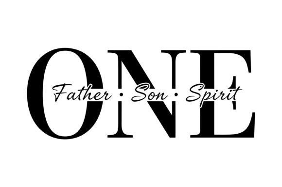 One Father Son Spirit Design